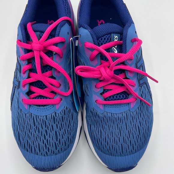 ASICS GT-1000 7 GS Running Shoes 1014A005-400 Azure/Purple size 4y - Picture 6 of 8